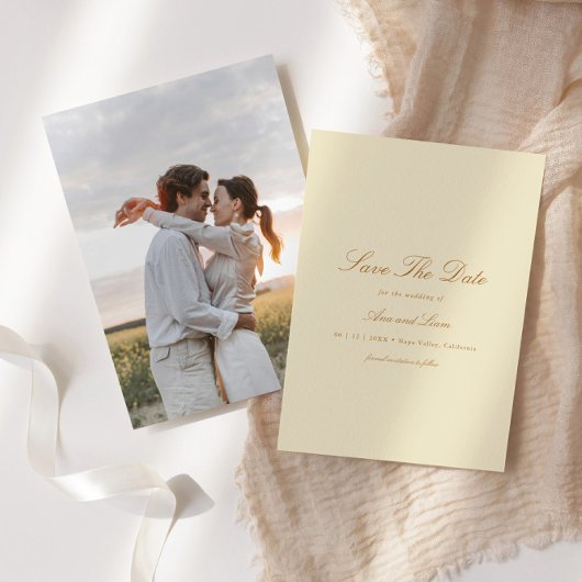 ボエレガントタニカルフローラリース結婚写真 セーブザデート