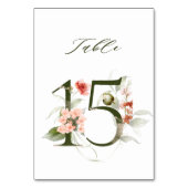 ボエレガントタニカルフローラ番号15、 テーブルナンバー (正面)