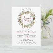 ボエレガントタニカルリハーサルディナー招待状 招待状 (スタンド正面)