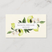 ボエレガントタニカルレモン名刺 名刺 (正面)