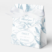 ボエレガントタニッ結婚クのブライダルシャワー フェイバーボックス (正面サイド)