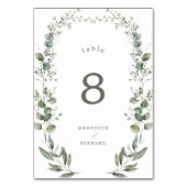 ボエレガントタニ結婚カルナンバーカード テーブルナンバー (裏面)