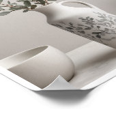 ボエレガントタントイラストラベンダーワラルト ポスター (角)