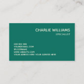 ボエレガントタ離れンエメラルド 名刺 (裏面)