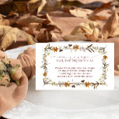 ボエレガントホフローラブライダルシャワーレシピ要求 エンクロージャーカード