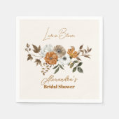 ボエレガントホフローラブライダルシャワー スタンダードカクテルナプキン (正面)