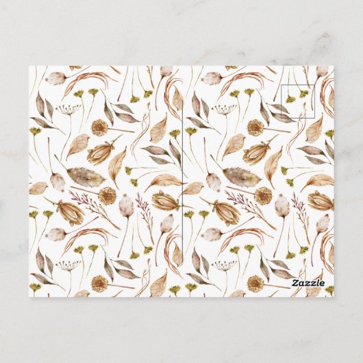 ボエレガントホフローラブライダルシャワー ポストカード (裏面)