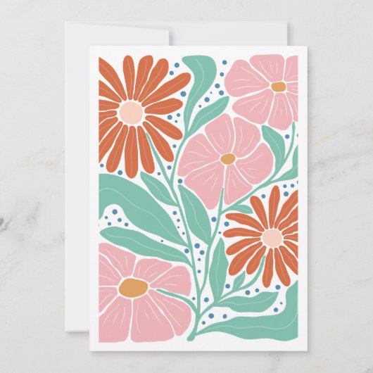 ボエレガントホフローラブライダルシャワー 招待状 (裏面)