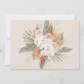 ボエレガントホフローラブライダルシャワー 招待状 (裏面)