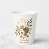 ボエレガントホフローラブライダルシャワー 紙コップ (正面)