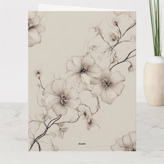 ボエレガントホフローラ結婚サンキューカード カード (裏面)