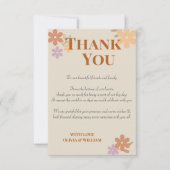 ボエレガントホフローラ結婚サンキューカード サンキューカード (正面)