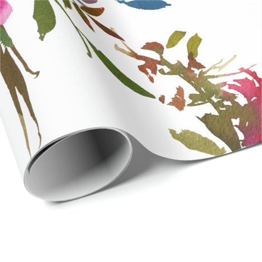 ボエレガントホフローラ赤結婚植物園 ラッピングペーパー (ロールコーナー)