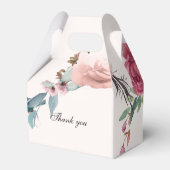 ボエレガントホブライダルシャワーお願い箱 フェイバーボックス (裏面サイド)