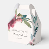 ボエレガントホブライダルシャワーお願い箱 フェイバーボックス (正面サイド)
