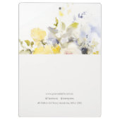 ボエレガントホモダンヴィナージュカラフルバラフローラ クリップボード (裏面)