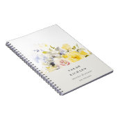 ボエレガントホモダンヴィナージュカラフルバラフローラ ノートブック (右側)