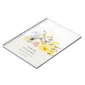 ボエレガントホモダンヴィナージュカラフルバラフローラ ノートブック (左側)