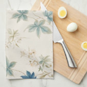 ボエレガントホヴィンテージメープル離れフローラルパターン キッチンタオル (四つ折り)