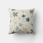 ボエレガントホヴィンテージメープル離れフローラルパターン クッション (裏面)