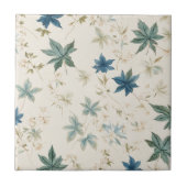 ボエレガントホヴィンテージメープル離れフローラルパターン タイル (正面)