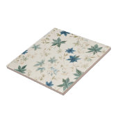 ボエレガントホヴィンテージメープル離れフローラルパターン タイル (側面)