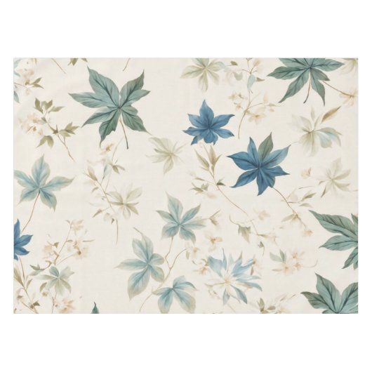 ボエレガントホヴィンテージメープル離れフローラルパターン テーブルクロス (正面(横))