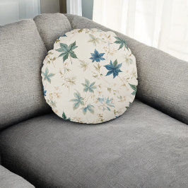 ボエレガントホヴィンテージメープル離れフローラルパターン ラウンドクッション