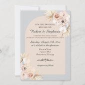 ボエレガントホ春牡丹クリスチャン結婚ズ 招待状 (正面)