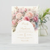 ボエレガントホ春赤面結婚フローラ 招待状 (スタンド正面)