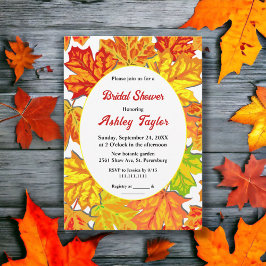 ボエレガントホ紅葉カントリーブライダルシャワー 招待状