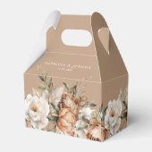 ボエレガントホ素朴結婚式の引き出物箱 フェイバーボックス (正面サイド)