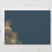 ボエレガントホ素朴金ゴールド海軍とラスト結婚ズ セーブザデート (裏面)