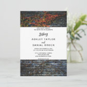 ボエレガント素朴タニカル秋結婚フローラ 招待状 (スタンド正面)