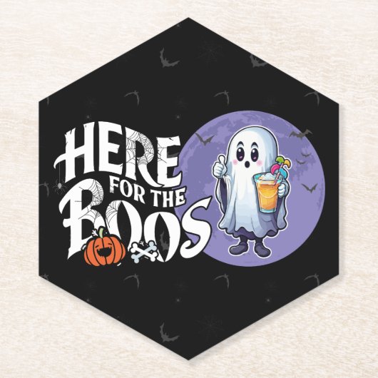 ボオスのために | 酒を飲んで口を出す ペーパーコースター (正面)