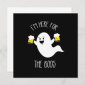 ボオスの大人のハロウィンおもしろいの話が聞こえる 招待状 (正面/裏面)