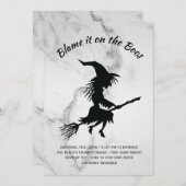 ボオスマーブルハローウィンパーティ 招待状 (正面/裏面)