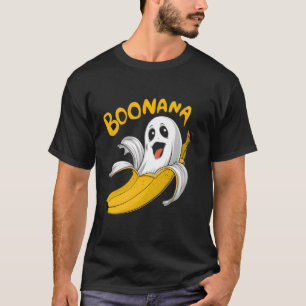 ボオナナ幽霊バナナ衣装メンズウィメンズキッズハロー Tシャツ
