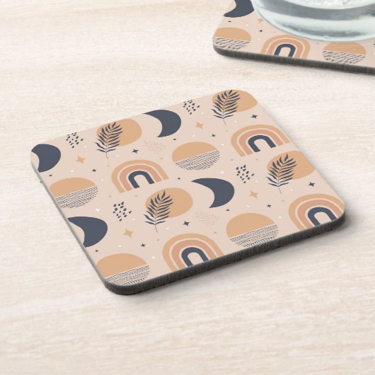 ボオーガニックホ模様 コースター (左側)