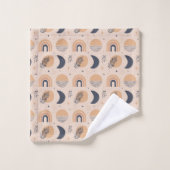 ボオーガニックホ模様 バスタオルセット (ウォッシュタオル)