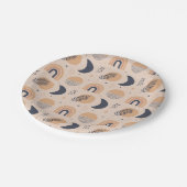 ボオーガニックホ模様 ペーパープレート (アングル)