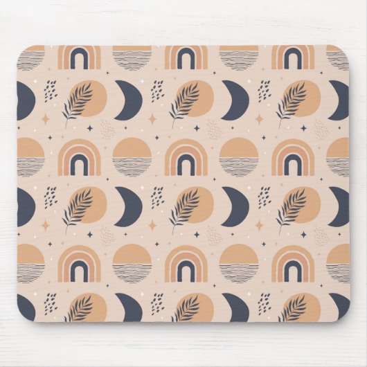 ボオーガニックホ模様 マウスパッド (正面)