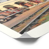 ボカグランデ鉄道駅 ポスター (角)