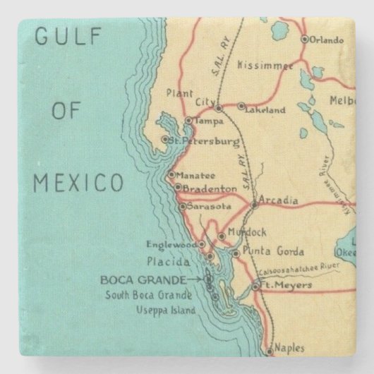 ボカグランデ – ウセプパアイランドフロリダ ストーンコースター (正面)