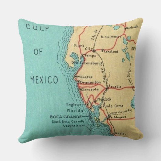 ボカグランデ&ウセプパフロリダ装飾用クッション クッション (裏面)