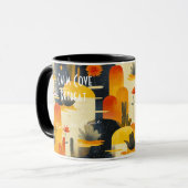 ボカスタムホスパリトリートマグ – ビジネスプロモーション マグカップ (正面左)