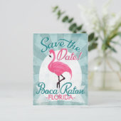 ボカラトンデイトピンクフラミンゴを保存 案内ポストカード (スタンド正面)