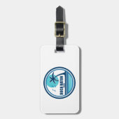 ボカラトンフロリダパームツリーバード ラゲッジタグ (正面縦)