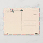 ボカラトンフロリダパームツリービーチヴィンテージ1960s ポストカード (裏面)