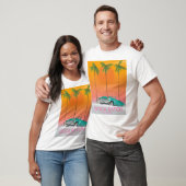 ボカラトンフロリダ旅行ポスター。 Tシャツ (ユニセックス)
